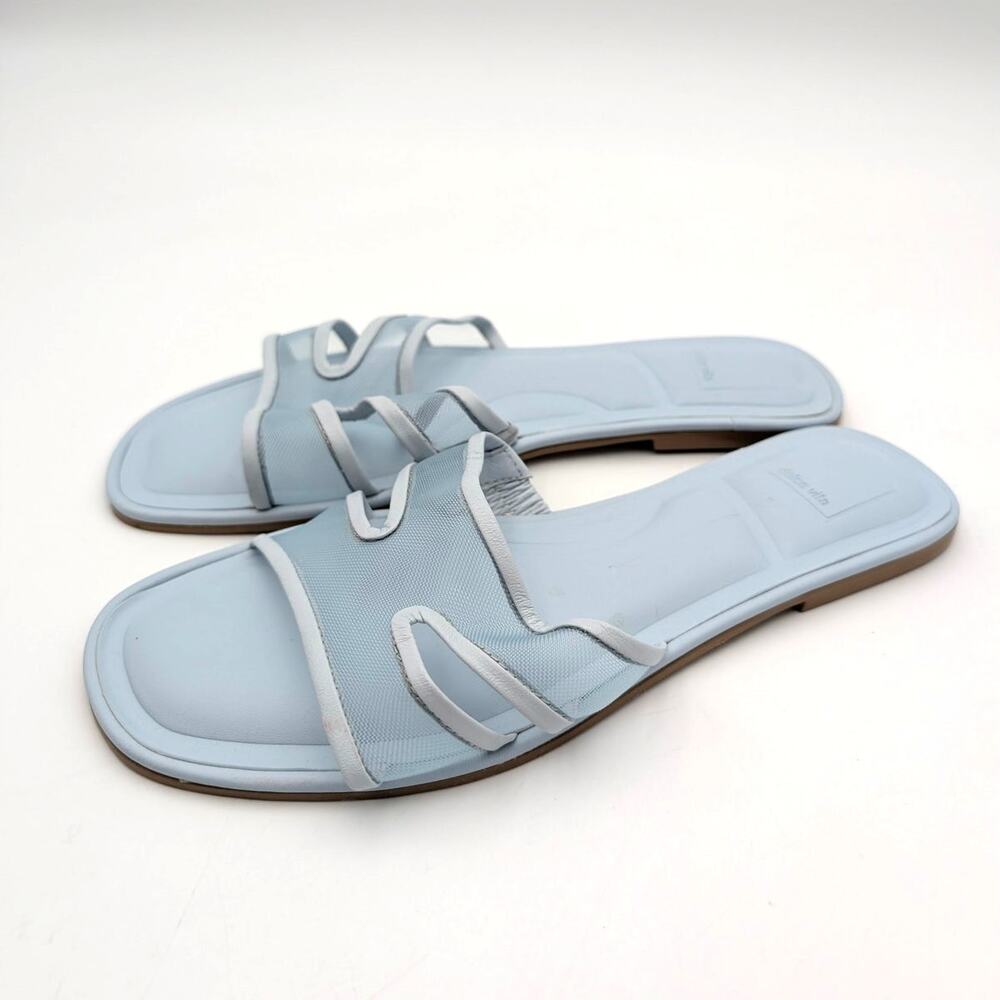 Dolce Vita Flori Sandals Open Toe Women's Ice Blue Mesh Size US8 EU38.5